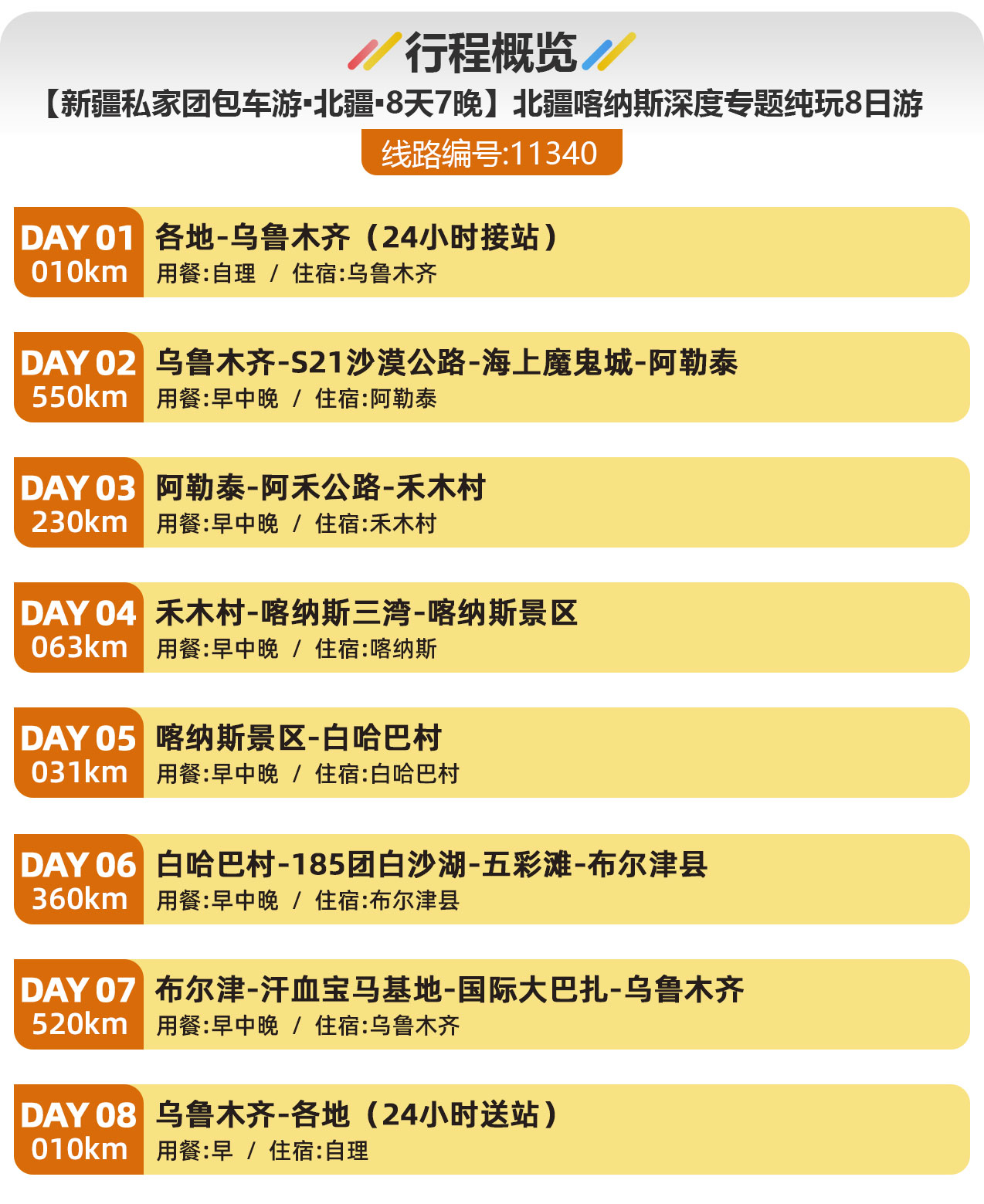 【新疆私家团包车游▪北疆▪8天7晚】北疆喀纳斯深度专题纯玩8日游