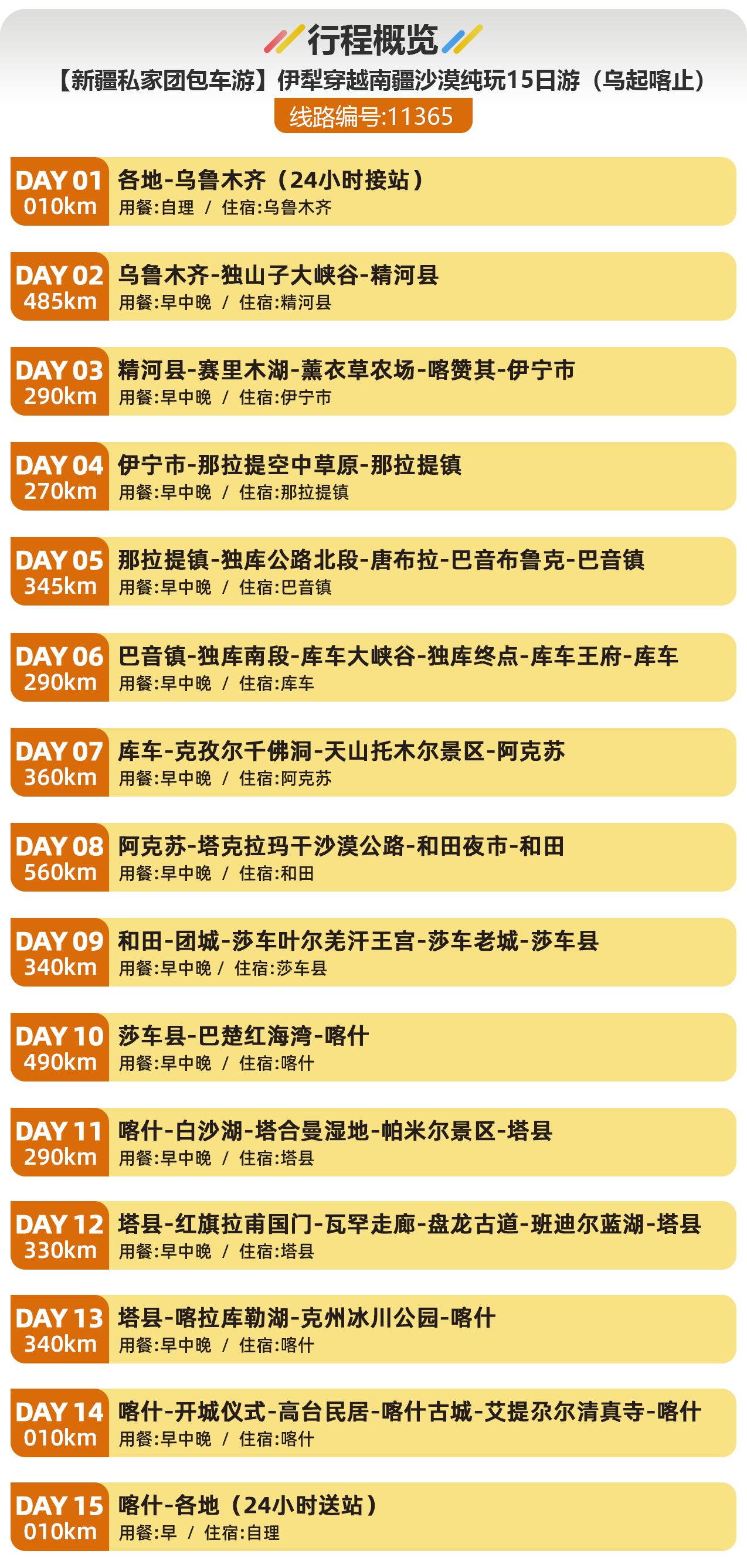 【新疆私家团包车游】伊犁穿越南疆沙漠纯玩15日游（乌起喀止）