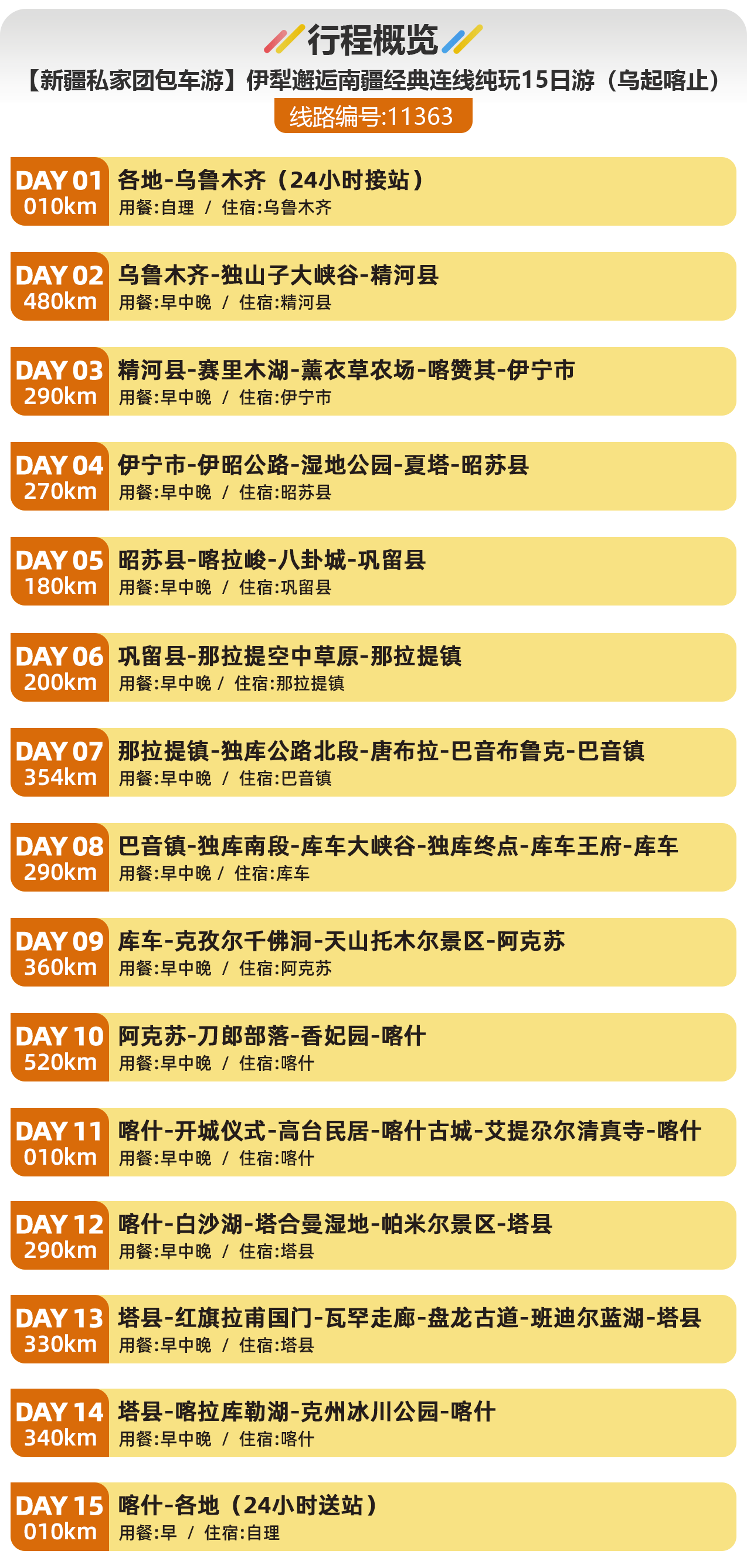 【新疆私家团包车游】伊犁邂逅南疆经典连线纯玩15日游（乌起喀止）